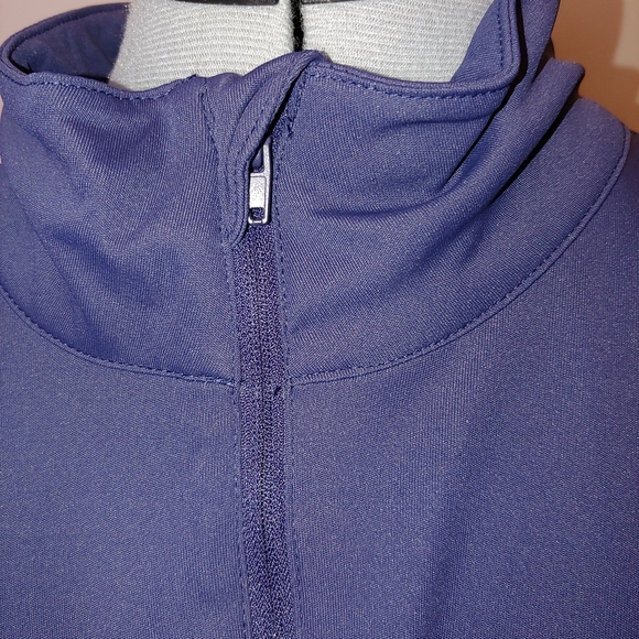 Prim & Preux 1/4 zip men's navy soft long sleeve polo XL NWT - Picture 2 of 10